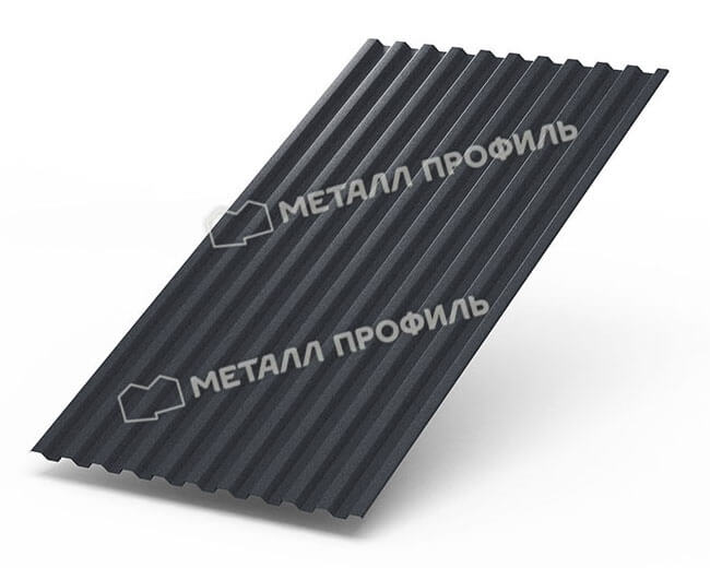 Фото: Профнастил С21 х 1000 - B (Steelmatt-20-7024-0.4±0.08мм) в Химках