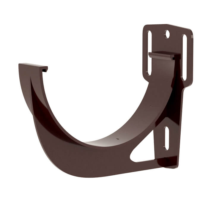 Кронштейн желоба slider Классика 120 ПВХ Grand Line шоколадный (RAL 8017)