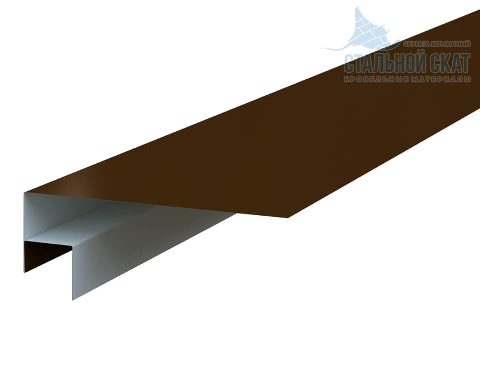 Планка откоса сложная FASTCLICK 175х34х3000 (VikingMP E-20-8017-0.5)