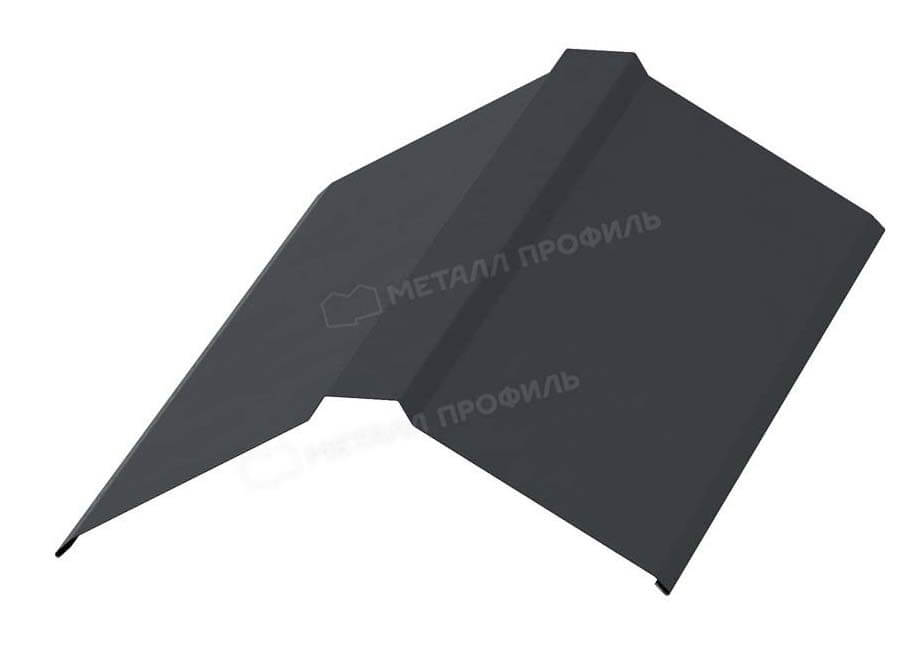 Планка конька плоского 120х120х2000 (ПуреМПтек_Мат-20-7024-0.5)