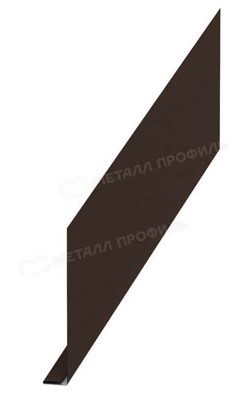 Планка карнизного свеса 200х30х2000 (VALORI-20-Яркий Брауни-0.5)