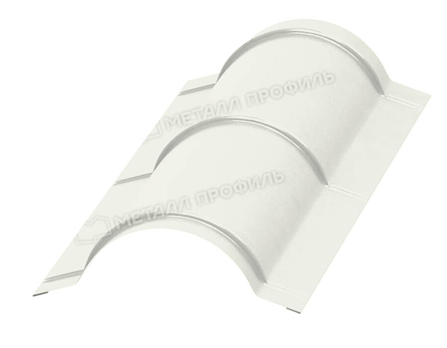 Планка конька круглого R110х2000 (PURMAN-20-9010-0.5)