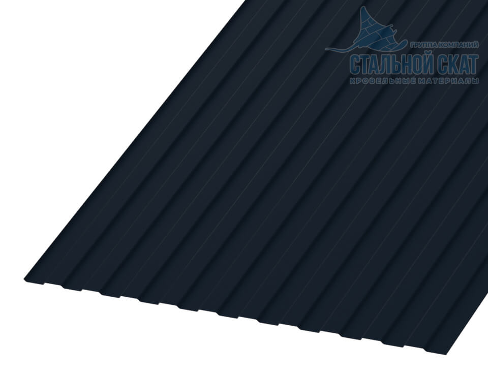 Профнастил С8 х 1150 - B (VALORI-20-DarkGrey-0.5)