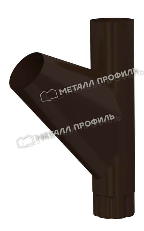 Тройник трубы Foramina Freeze D100 (FRZ_D-01-Темный Брауни\Темный Брауни-0.5)
