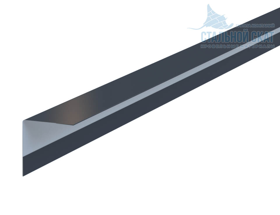 Планка угла наружного 30х30х3000 (VikingMP E-20-7016-0.5)