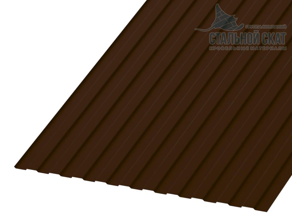 Профнастил С8 х 1150 - B Двусторонний (VikingMP_Д-01-8017-0.45)
