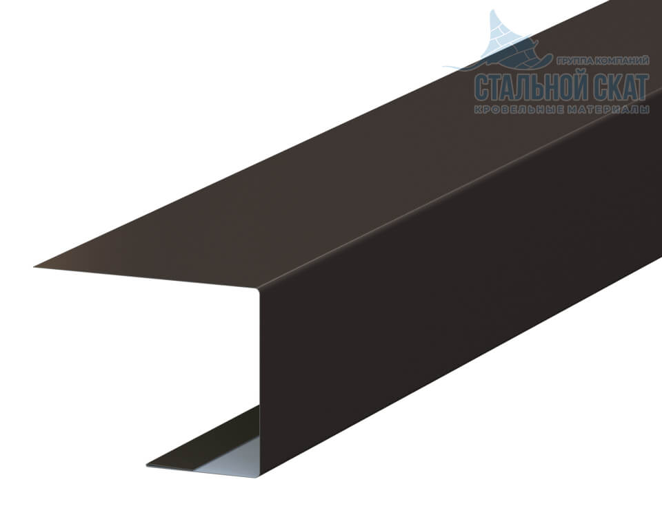 Планка завершающая FASTCLICK 50х38х3000 NormanMP (ПЭ-01-RR32-0.5)