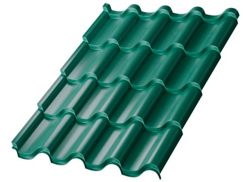 Металлочерепица МП Монтерроса-XL (PURMAN-20-6005-0.5)