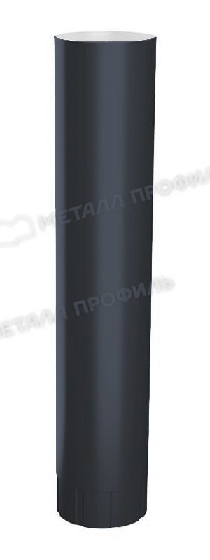 Труба водосточная D150х1000 (ПЭ-01-7024-0.5)