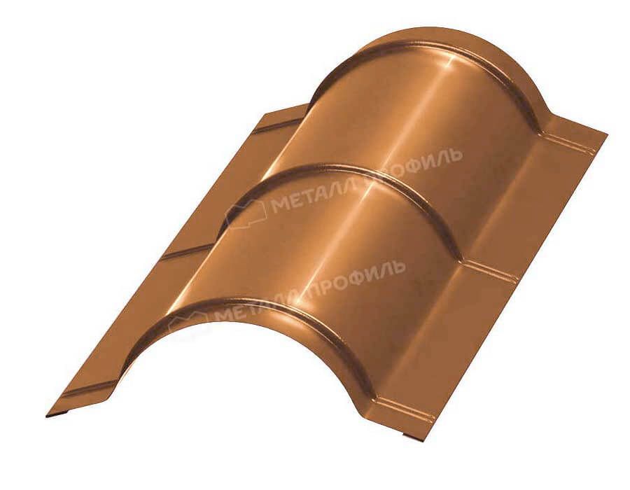 Планка конька круглого R110х2000 (AGNETA-20-Медь\Медь-0.5)