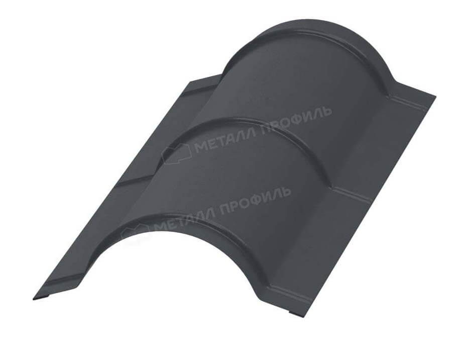 Планка конька круглого R110х2000 (Steelmatt-20-7024-0.4)