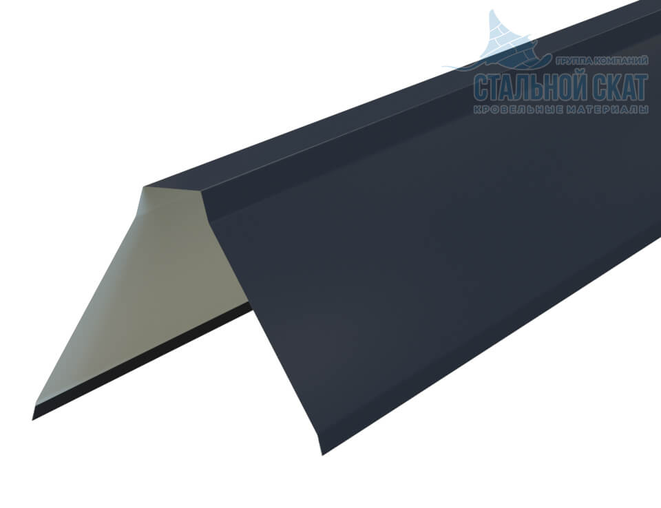 Планка конька плоского 155х155х2000 (VikingMP E-20-7024-0.5)